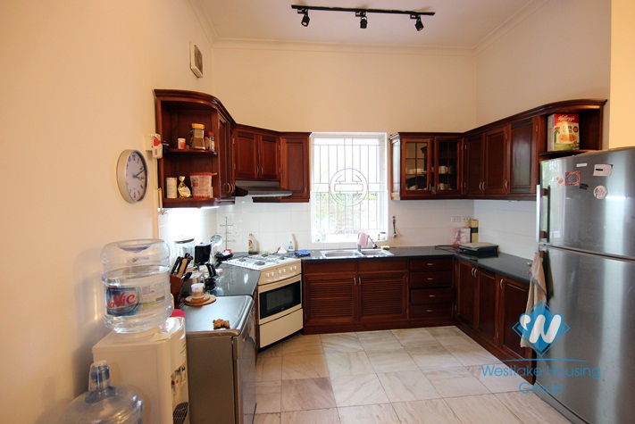 Beautiful house with large yard for rent on Dang Thai Mai, Tay Ho, Hanoi